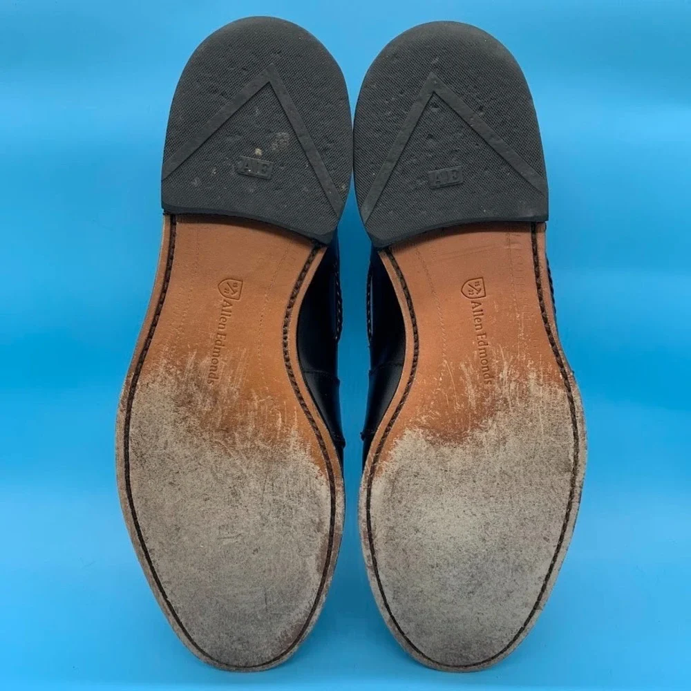 Allen Edmonds Cody Mens Size 11 B Black‎ Leather Tassel Loafers Dress Shoes 1809